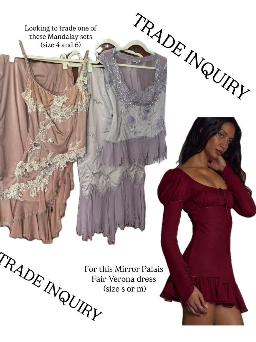 Trade Inquiry/ISO Mandalay dress for Mirror Palais dress